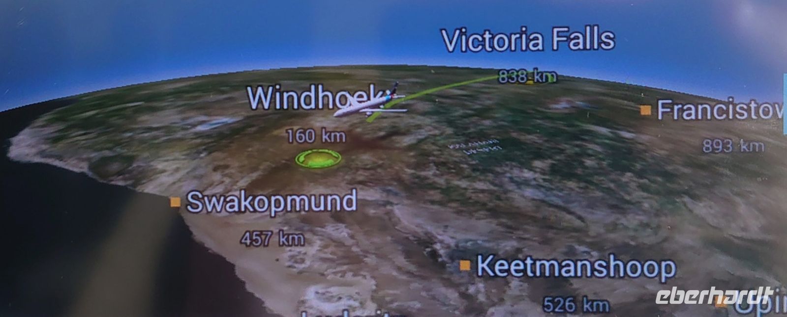 250 Flug Vic Falls - Windhoek