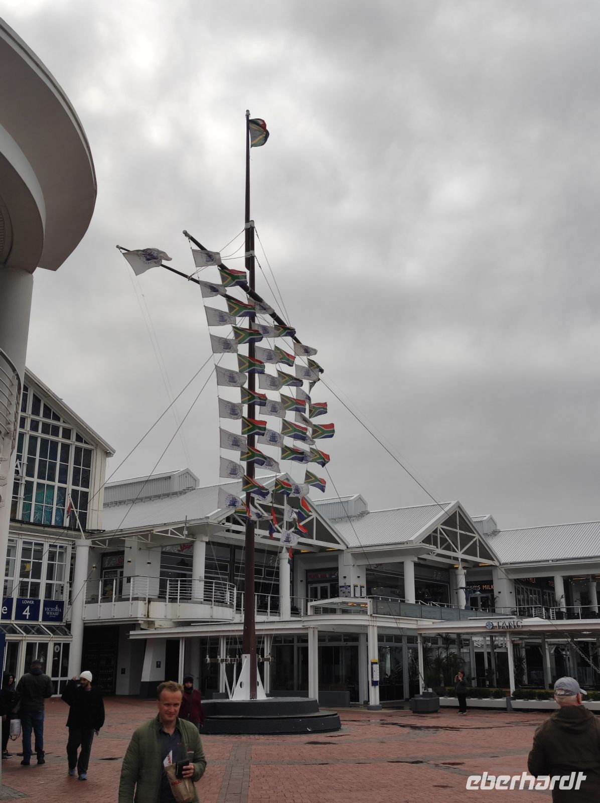 Einkaufszentrum an der Waterfront in Kapstadt, Südafrika
