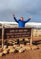 Reisebegleiter Sten Bernhardt am Kap der Guten Hoffnung - Kapstadt (Südafrika)