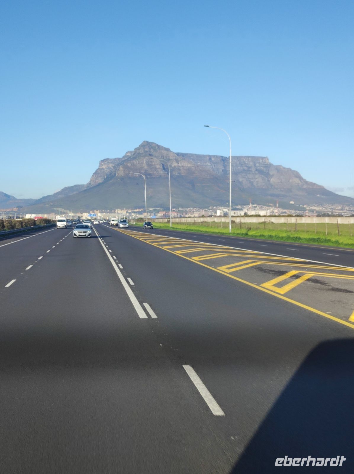 Der Tafelberg ohne Wolken - Kapstadt (Südafrika)