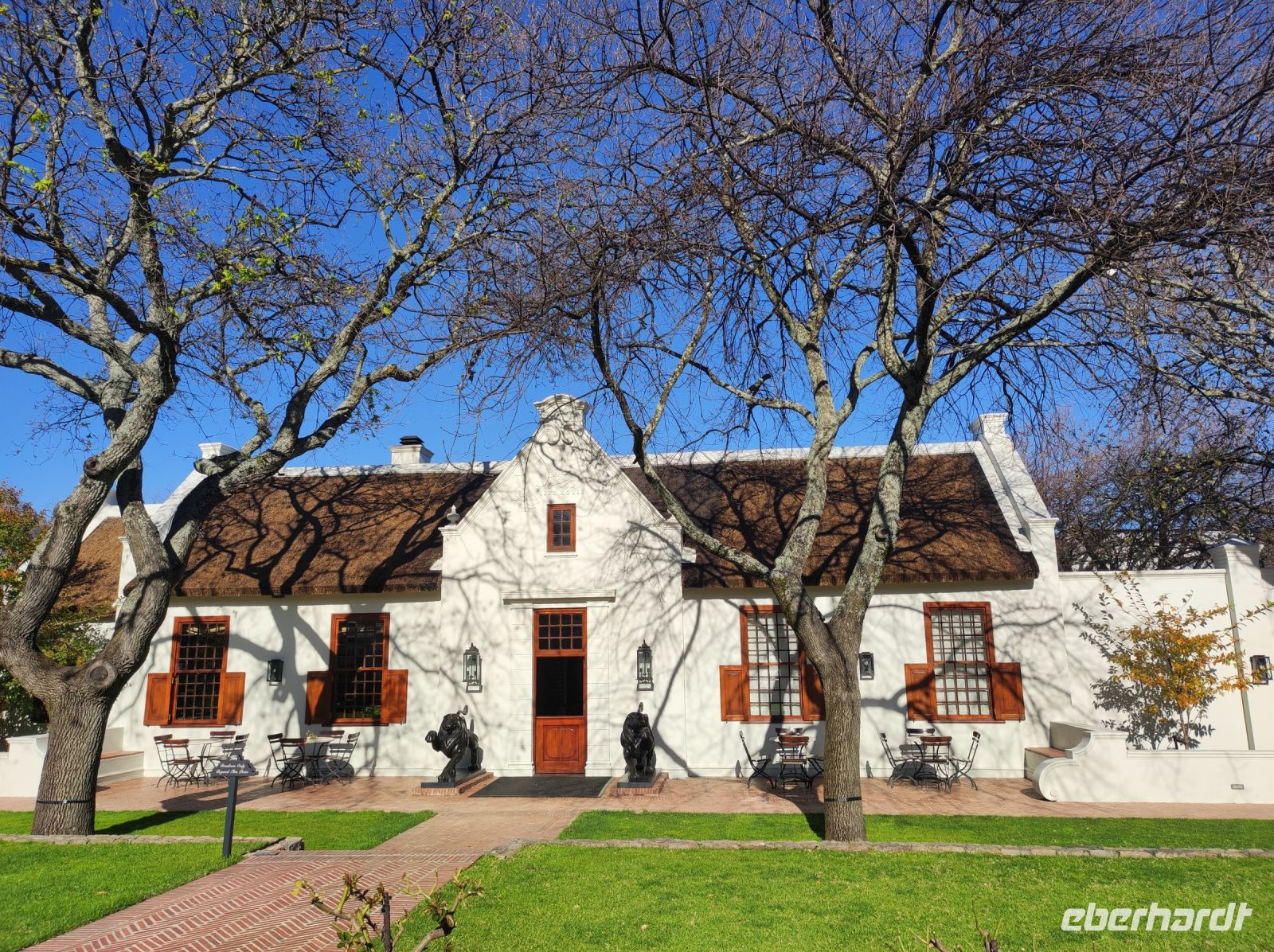 Haus im Hugenotten-Stil in Franschhoek (Südafrika)