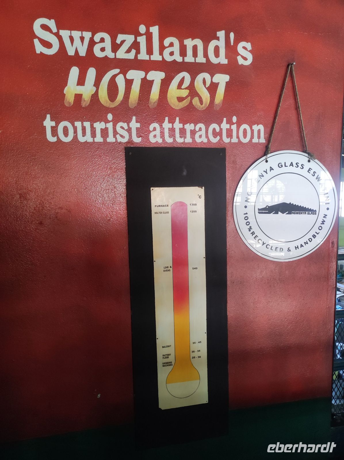 Glasfabrik im Norden von Swaziland