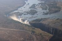 Victoria-Wasserfälle von Oben - Simbabwe