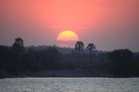 Sundowner-Cruise auf dem Sambesi in Simbabwe