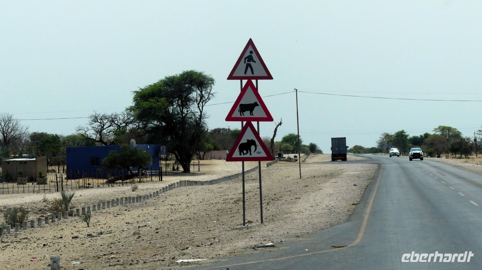 Namibia - Warnschilder