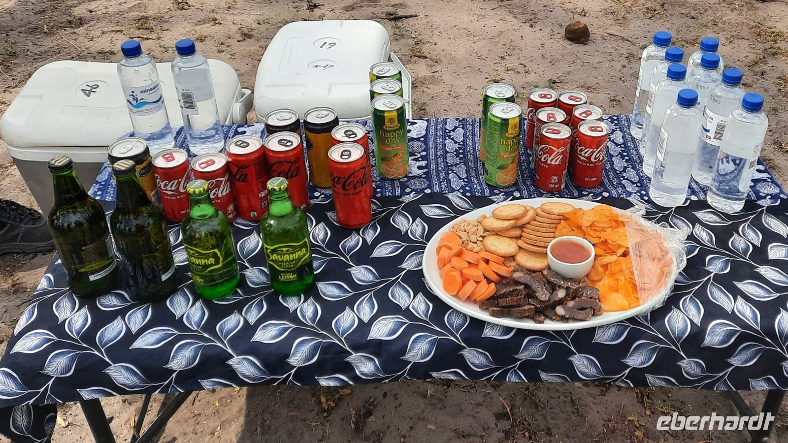 Namibia - Pirschfahrt im Bwabwata Nationalpark - Frühschoppen