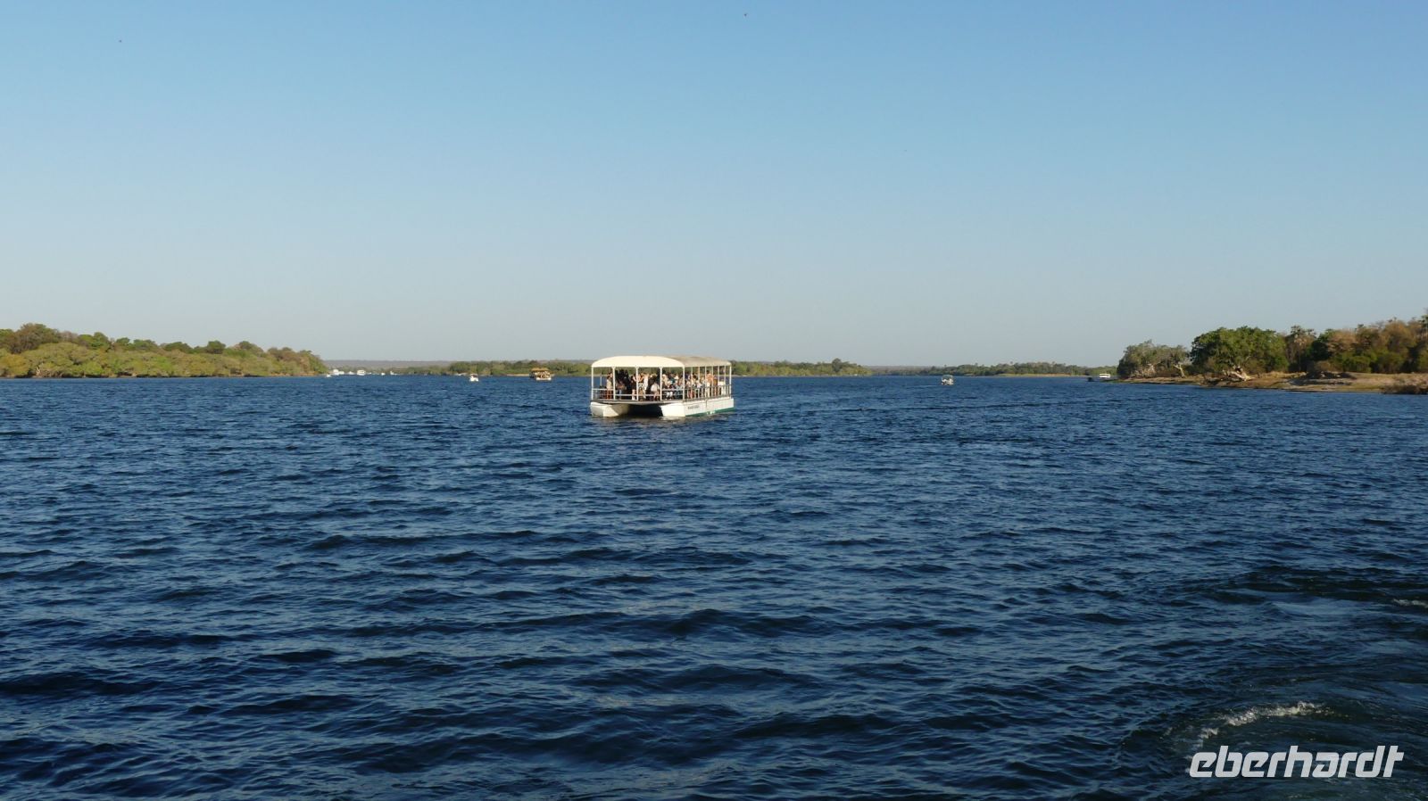 Simbabwe - Bootsfahrt auf dem Sambesi