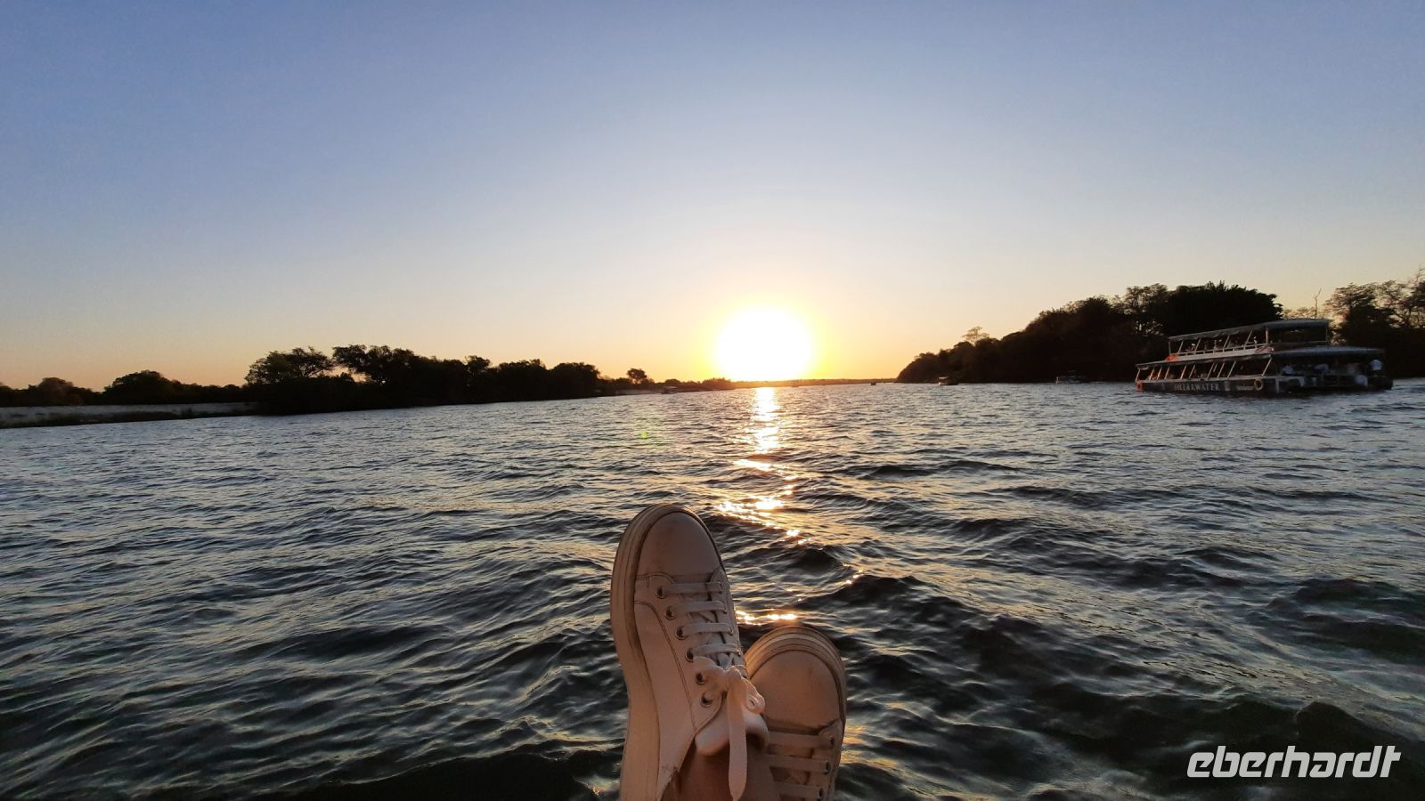 Simbabwe - Bootsfahrt auf dem Sambesi