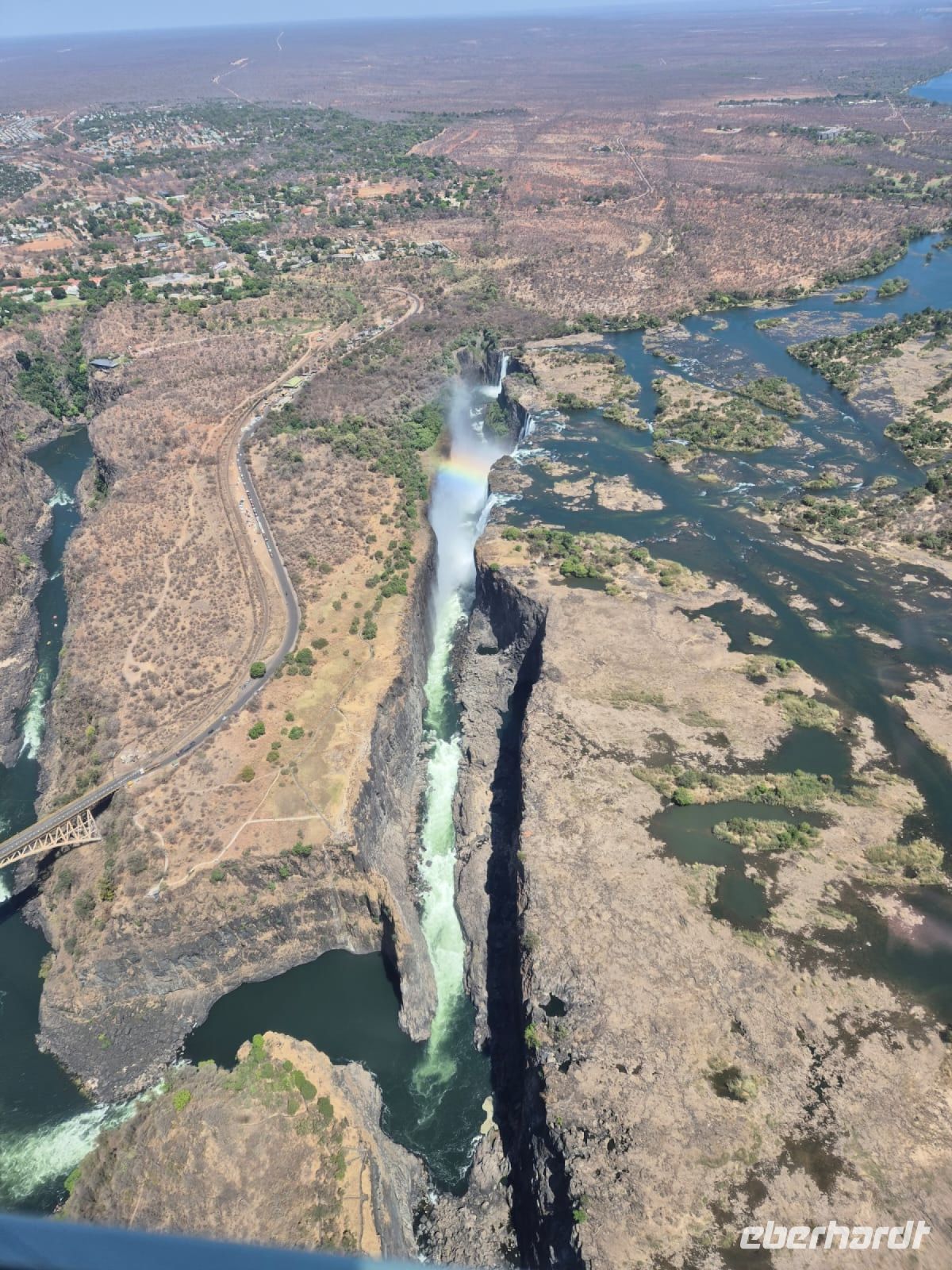 Simbabwe - Victoria Falls - Heliflug