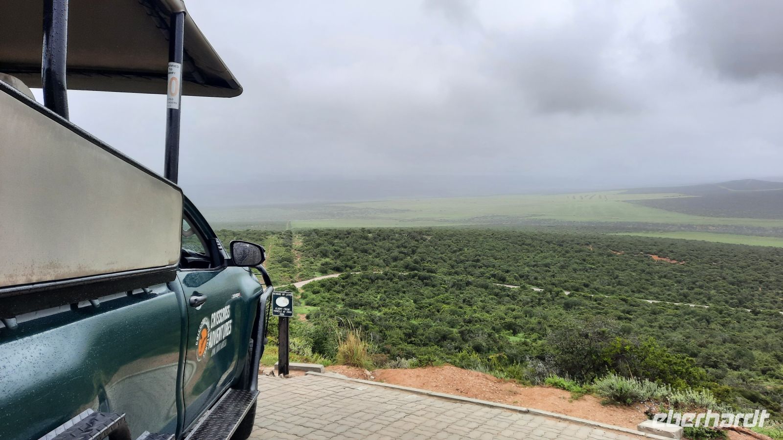 Südafrika - Pirschfahrt im Addo Elephant Park - Aussichtspunkt Zuurberg