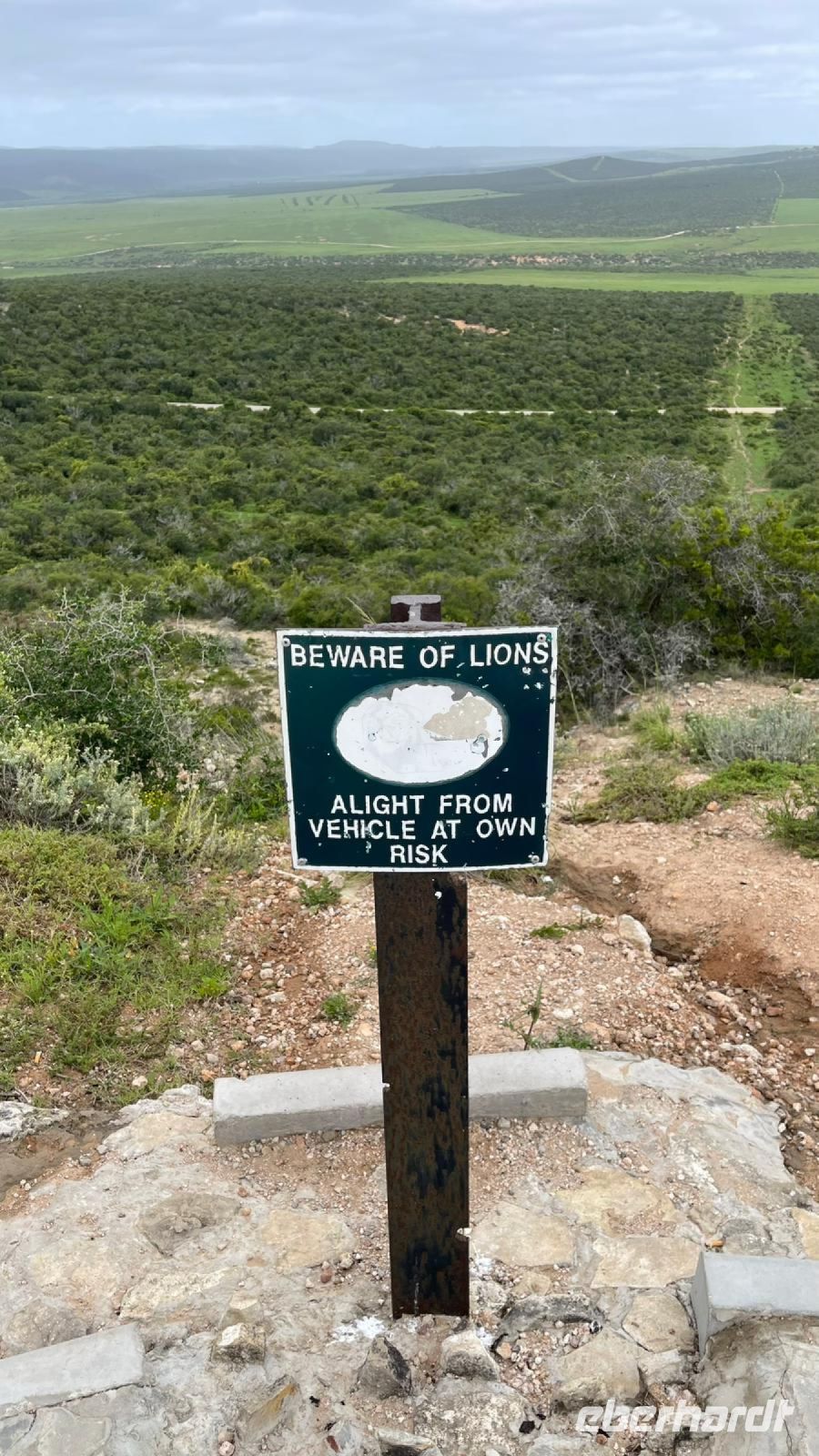 Südafrika - Pirschfahrt im Addo Elephant Park - Aussichtspunkt Zuurberg