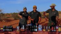 Namibia - Sundowner Bar in der Kalahari