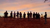 Namibia - Sundowner in der Kalahari