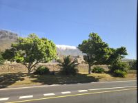 Tischdecke über Tafelberg