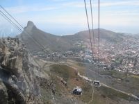 Löwenkopf und Signal Hill vom Tafelberg gesehen