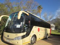unser Tourbus in Swartberg Country Manor