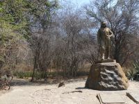 Simbabwe - Statue David Livingstone