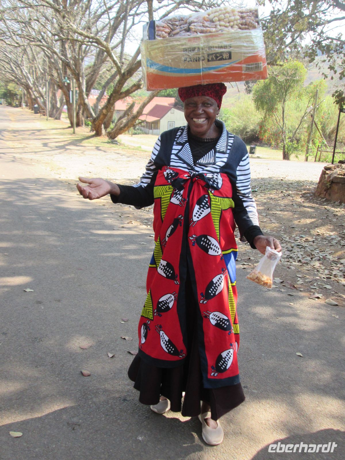 freundliche Begrüßung in Pilgrim's Rest