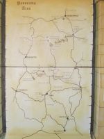 Panoramakarte bei den Bourke's Luck Potholes