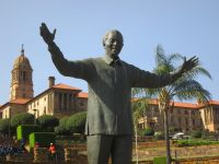 N. Mandela Statue und Union Buildings
