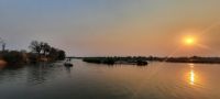 Namibia - Sonnenuntergang am Okavango
