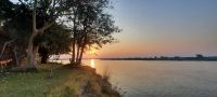 Sonnenuntergang am Zambezi
