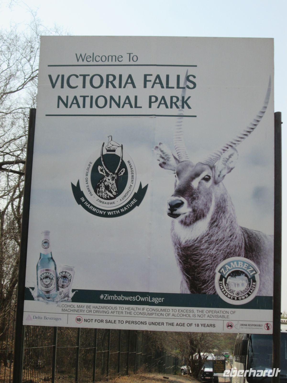 Einfahrt in den Nationalpark