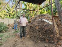 Besuch der Töpferei -Brennofen