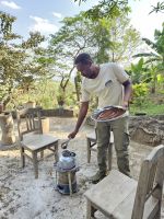 Kaffeeplantage - Kochen von Kaffee