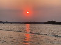 Sonnenuntergang auf dem Sambesi