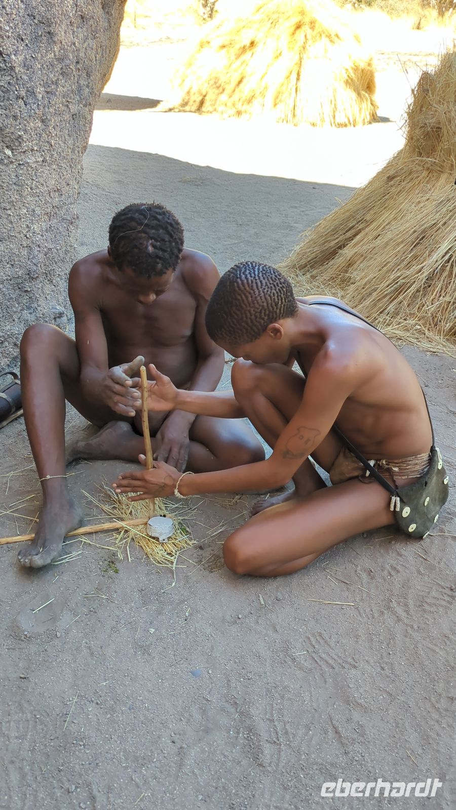 Feuer wird selbst gemacht