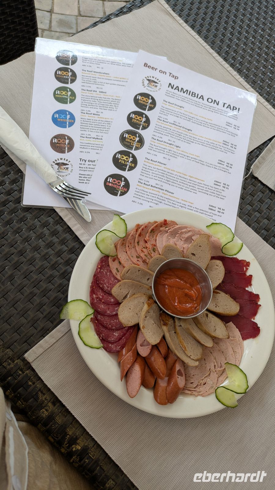 Bier Tasting, Roof of Africa