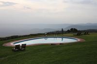 Blick in den Ngorongoro Crater von der SOPA Lodge
