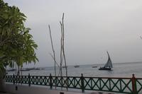 Blick von unserem Hotel in Stone Town