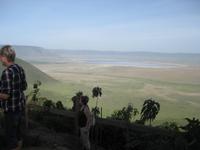 Blick in den Ngorongoro Krater