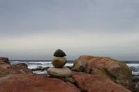 Am Kap der Guten Hoffnung - Steinpyramide
