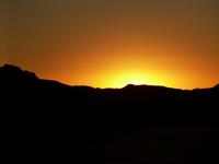 Sonnenuntergang in der Namib Naukluft Lodge