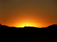 Sonnenuntergang in der Namib Naukluft Lodge