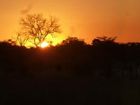 Sonnenuntergang im Mudumu Nationalpark