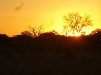 Sonnenuntergang im Mudumu Nationalpark