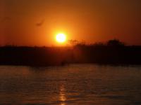 Sonnenuntergang am Chobe