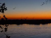 Sonnenuntergang am Chobe