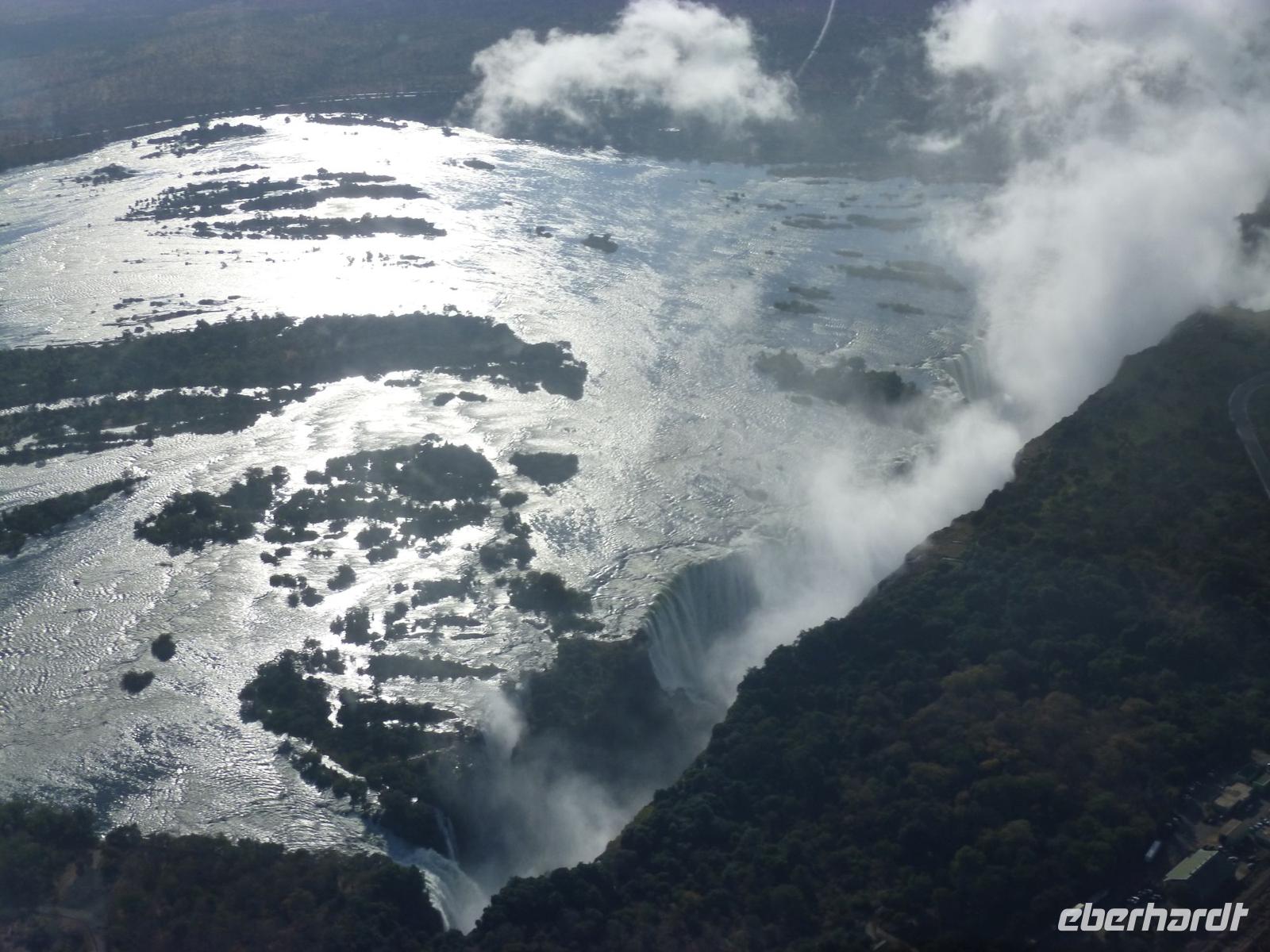 Rundflug über die Vic Falls 