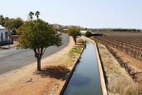 Alte Bewässerungskanäle in Upington