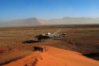Sandsturm in der Namib