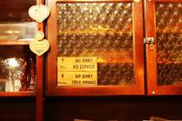 Cooler Spruch an der Bar