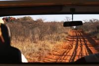 Fahrt auf dem Waterberg