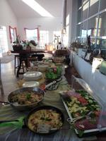 und hier das Buffet, eines der Besten auf unserer Reise