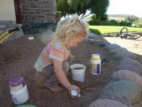 und dies ist eines der 3 1/2  Kinder von Farmer Jörg und Michelle