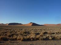 und hier ist nun die grandiose Dünenlandschaft Sossusvlei, yes..